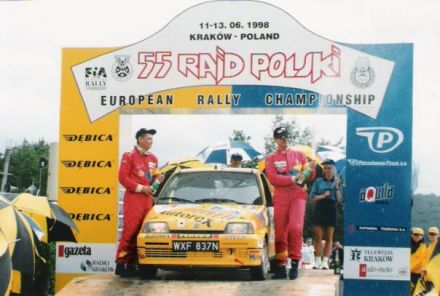 Jacek Sikora i Marek Kaczmarek - Fiat Cinquecento Sporting.